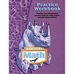 Harcourt Math Practice Workbook 2nd 9780153364761 Front Cover