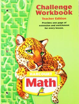 Harcourt Math Challenge Workbook 2nd 9780153365195 Front Cover