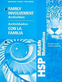 HSP Math Matematicas Family Involvement Activities/Actividades con la Familia