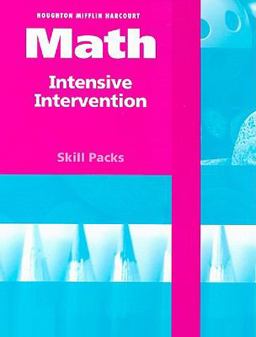 Houghton Mifflin Harcourt Math Intensive Intervention Skill Packs