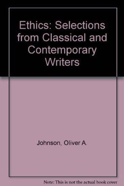 Ethics : Selections from Classical and Contemporary Writers 7th 9780155003804 Front Cover