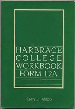 Harbrace College Workbook : Form 12A 12th 9780155012370 Front Cover