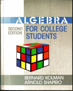 Algebra for College Students