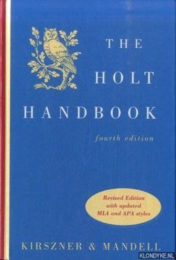 Holt Handbook 4th 9780155033399 Front Cover