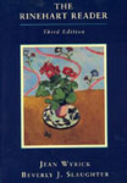 Rinehart Reader 3rd 9780155055124 Front Cover