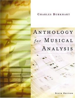 Anthology for Musical Analysis 6th 9780155062184 Front Cover