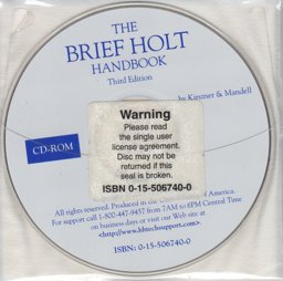 Brief Holt Handbook Text + CD-ROM