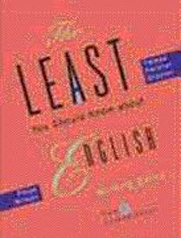 Least You Should Know about English Writing Skills Form C 7th 2001 9780155069862 Front Cover