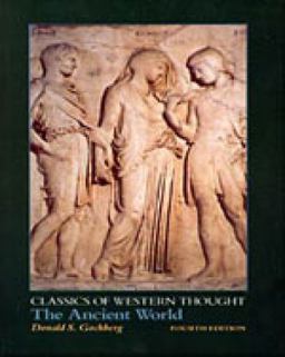 Classics of Western Thought Series The Ancient World, Volume I 4th 9780155076822 Front Cover