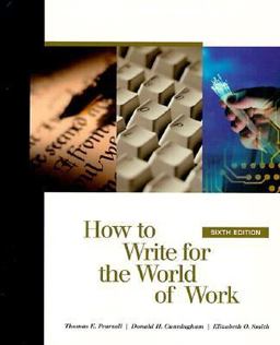 How to Write for the World of Work 6th 9780155079038 Front Cover