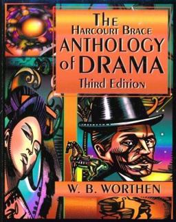 Harcourt Brace Anthology of Drama 3rd 9780155080553 Front Cover