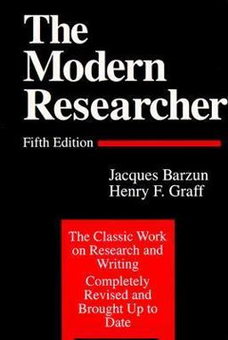 Modern Researcher 5th 9780155625136 Front Cover