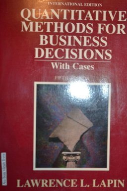 Quantitative Methods for Business Decisions