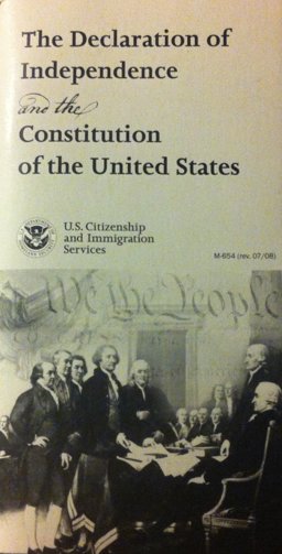 CONSTITUTION OF U.S.+DECLARATI  9780160785825 Front Cover