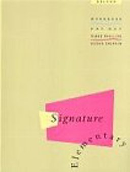 Signature Elementary Signature Elementary