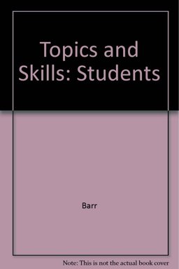 Topics and Skills in English