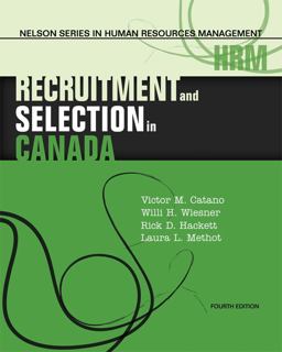 Recruitment and Selection in Canada