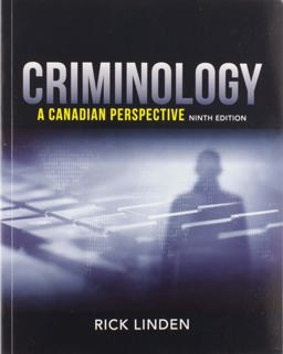 CRIMINOLOGY:CANADIAN PERSP. >CANADIAN<  9780176796068 Front Cover