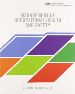 Management of Occupational Health and Safety 8th 9780176893019 Front Cover