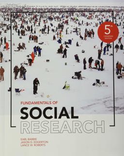 Fundamentals of Social Research 5th 9780176895952 Front Cover