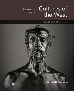 Sources for Cultures of the West Volume 2: Since 1350 3rd 9780190070311 Front Cover