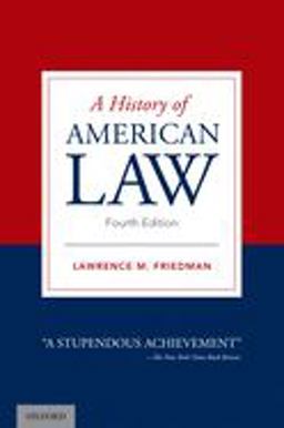 History of American Law 4th 9780190070892 Front Cover