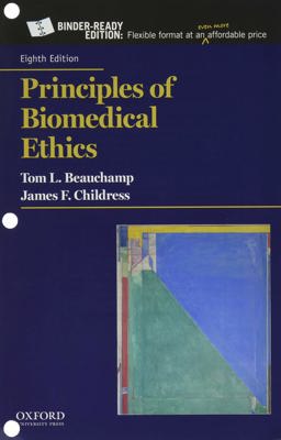 Principles of Biomedical Ethics 8th 9780190085520 Front Cover