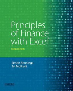 Principles of Finance With Excel:  9780190296384 Front Cover