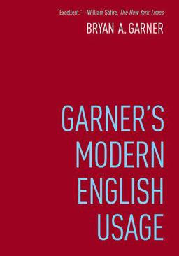 Garner's Modern English Usage 4th 9780190491482 Front Cover