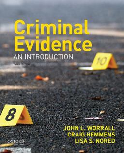 Criminal Evidence An Introduction 3rd 9780190639280 Front Cover