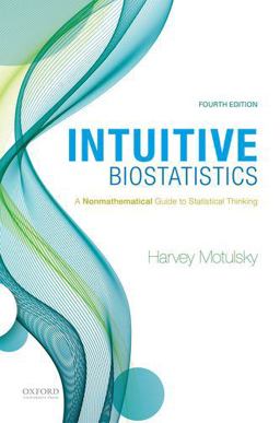 Intuitive Biostatistics A Nonmathematical Guide to Statistical Thinking 4th 2017 9780190643560 Front Cover
