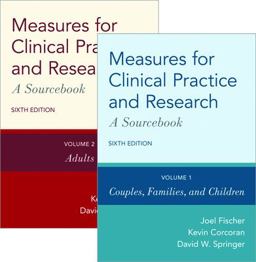 Measures for Clinical Practice and Research Two-Volume Set 6th 9780190655815 Front Cover
