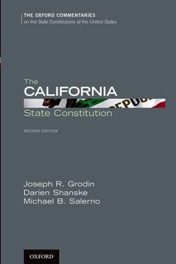 The California State Constitution:  9780190680862 Front Cover