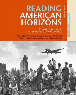 Reading American Horizons Reading American Horizons