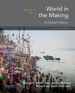 Sources for World in the Making Volume 1: To 1500  9780190849337 Front Cover