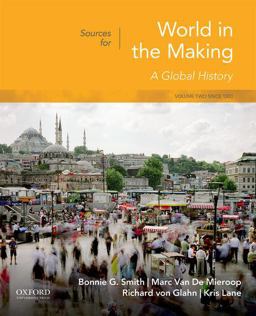 Sources for World in the Making Volume 2: Since 1300  9780190849344 Front Cover