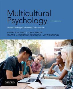 Multicultural Psychology 5th 9780190854959 Front Cover