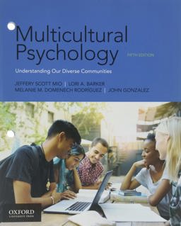 Multicultural Psychology 5th 9780190854973 Front Cover