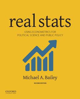 Real Stats Using Econometrics for Political Science and Public Policy 2nd 9780190859497 Front Cover