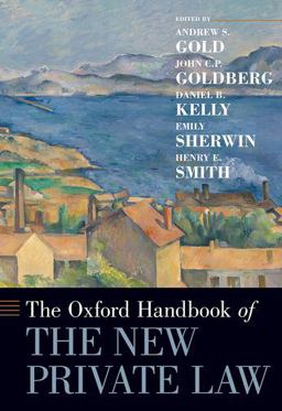 The Oxford Handbook of the New Private Law:  9780190919665 Front Cover