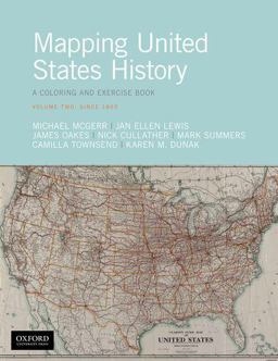 Mapping United States History A Coloring and Exercise Book, Volume Two: Since 1865  9780190921668 Front Cover