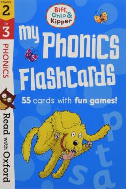 My Phonics Flashcards, Stages 2-3 55 Cards with Fun Games!  9780192764355 Front Cover
