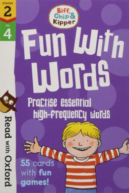 Fun with Words, Stages 2-4 55 Cards with Fun Games!  9780192764362 Front Cover