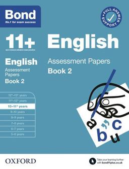 Bond 11+ English Assessment Papers 10-11 Years Book 2