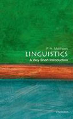 Linguistics: a Very Short Introduction