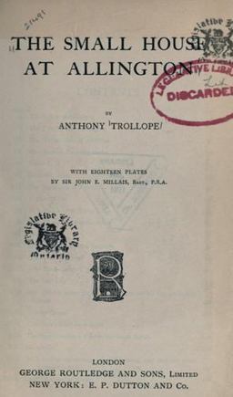 The Small House at Allington