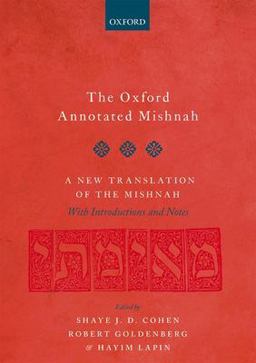 The Oxford Mishnah:  9780192846143 Front Cover