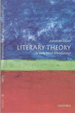 Literary Theory: a Very Short Introduction  9780192853837 Front Cover