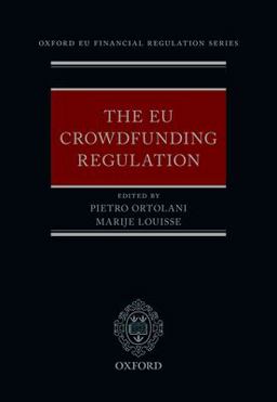 EU Crowdfunding Regulation  9780192856395 Front Cover