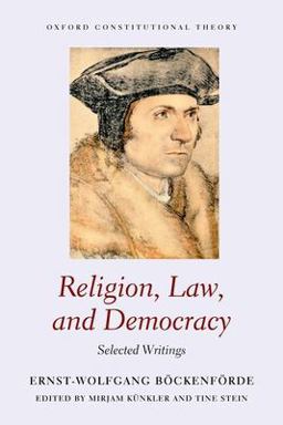 Religion, Law, and Democracy Selected Writings  9780192857033 Front Cover